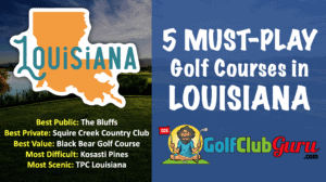 the nicest public golf courses in louisiana