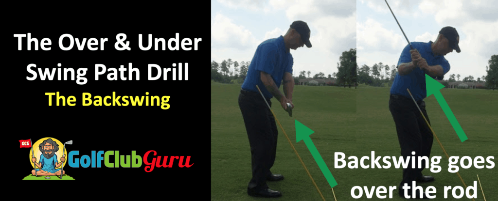 alignment rod in the ground drill to stop pulling club too far inside