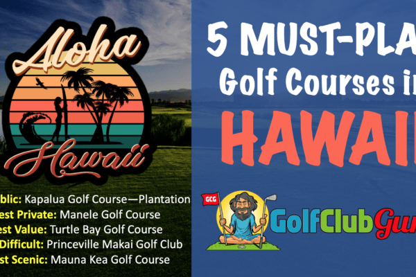 the best 5 best golf courses in hawaii that you can play