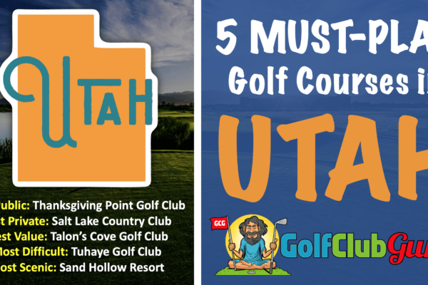 must play public golf courses in utah