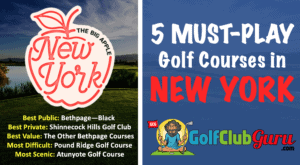 the nicest public private golf courses in new york