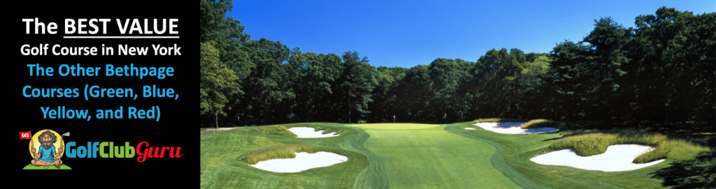 the best bargain budget value for the money golf course in new york bethpage state park