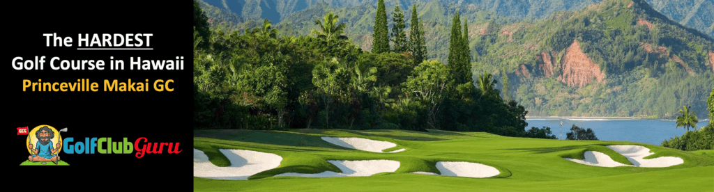 the most challenging golf course in hawaii princeville makai