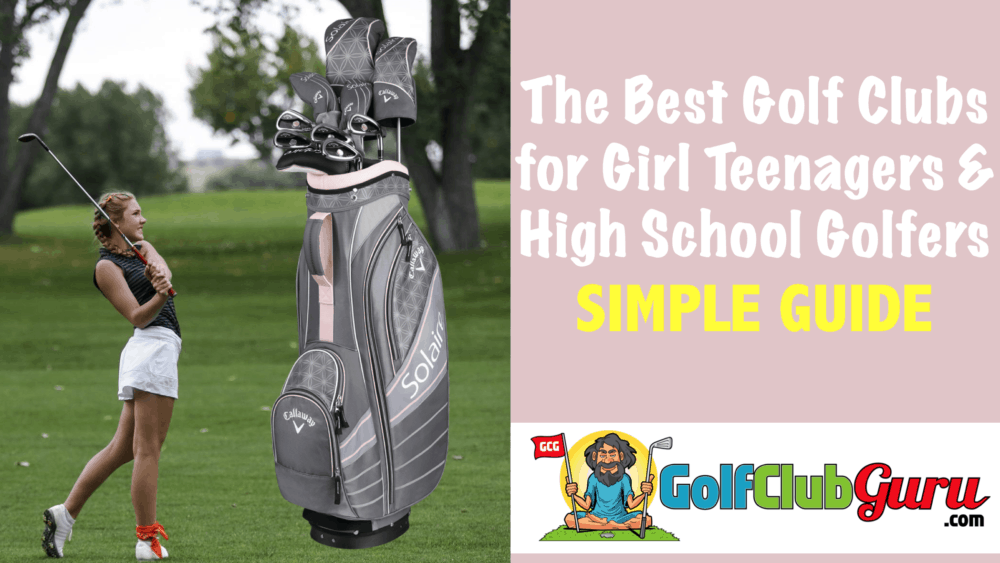 golf club set for girl teenager high school golfers