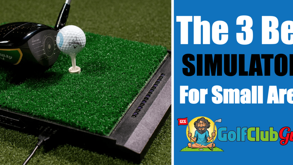 the best golf simulators for smaller areas home inside outside net screen launch monitor