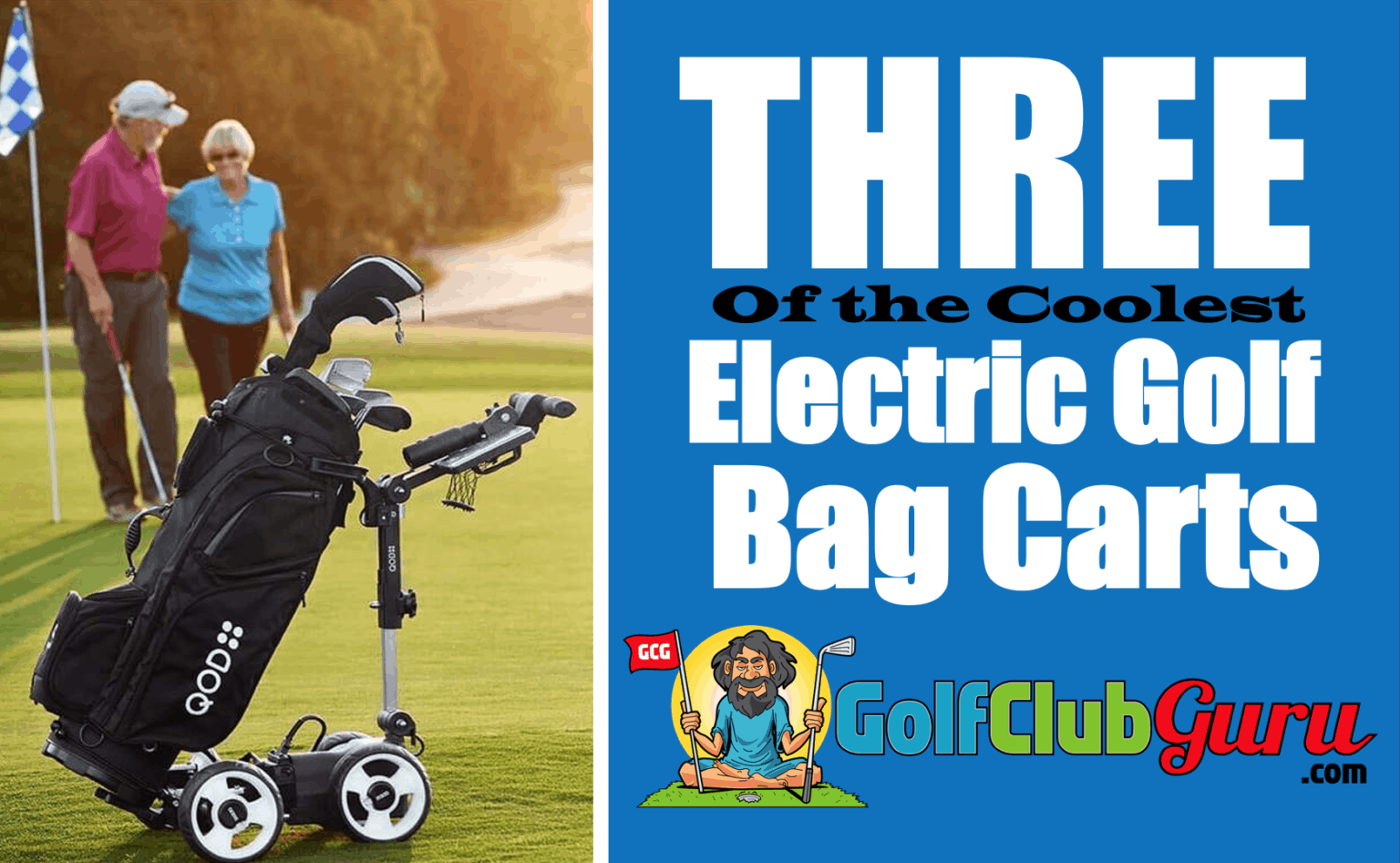 battery powered golf bag carts