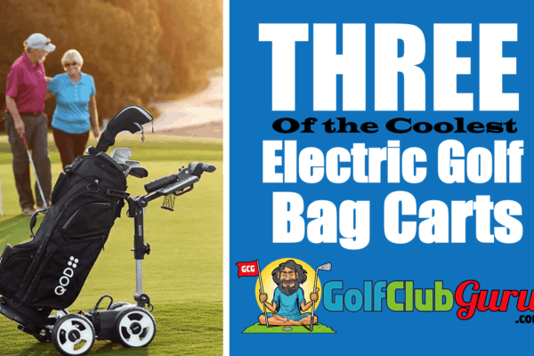 the coolest electric remote controlled battery automatic golf bag carts