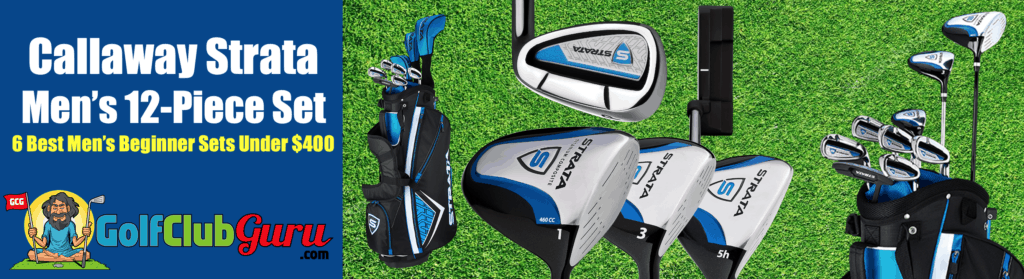 strata men's 12 piece golf set