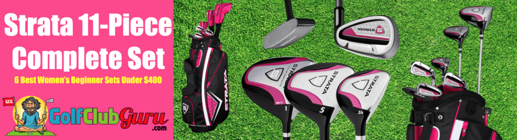 the best beginners value complete set of womens golf clubs ladies females budget bargain deal