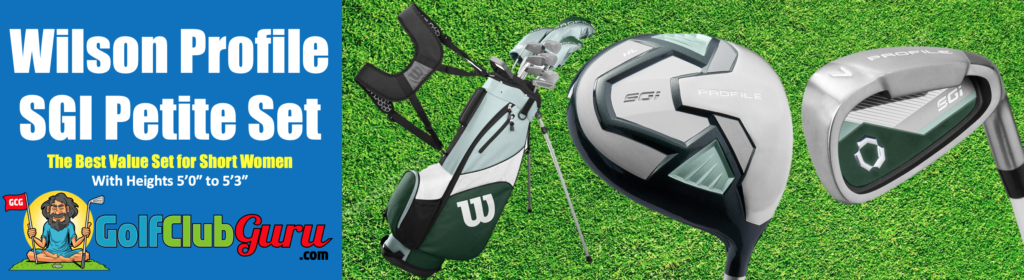 shortened golf petite clubs for shorter women