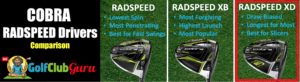 cobra king radspeed xd driver vs xb comparison
