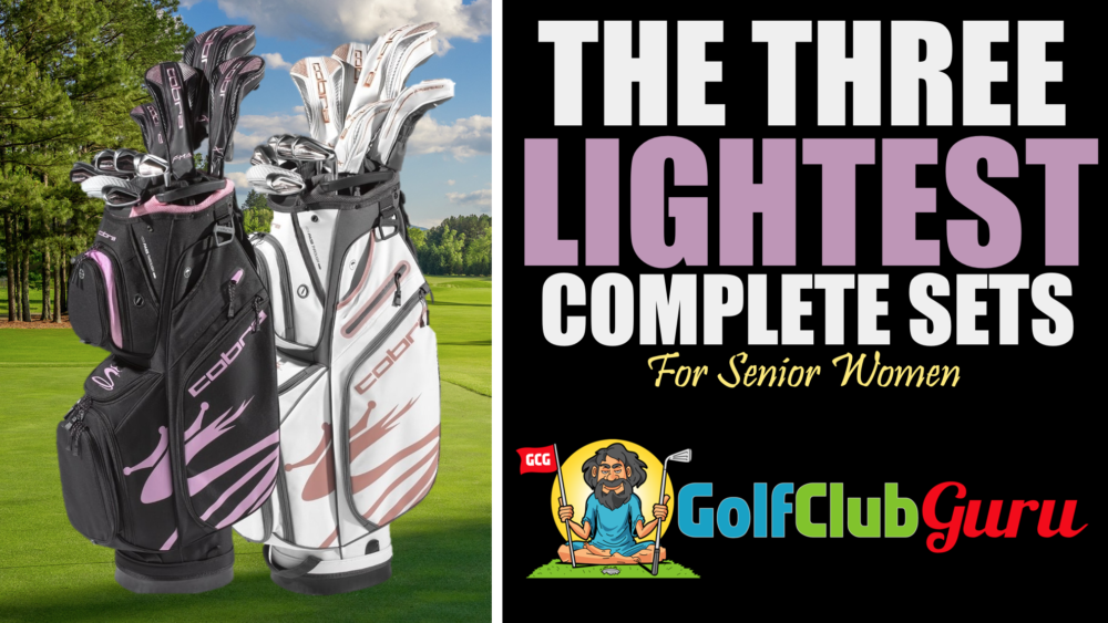 lightweight complete set of clubs for senior women