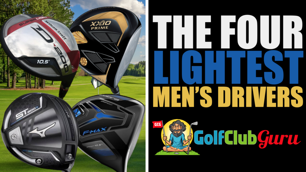 the lightest men's drivers golf