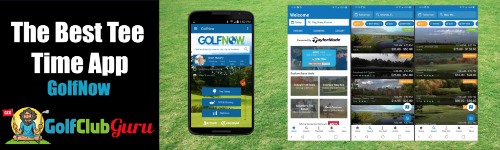 the best tee time app