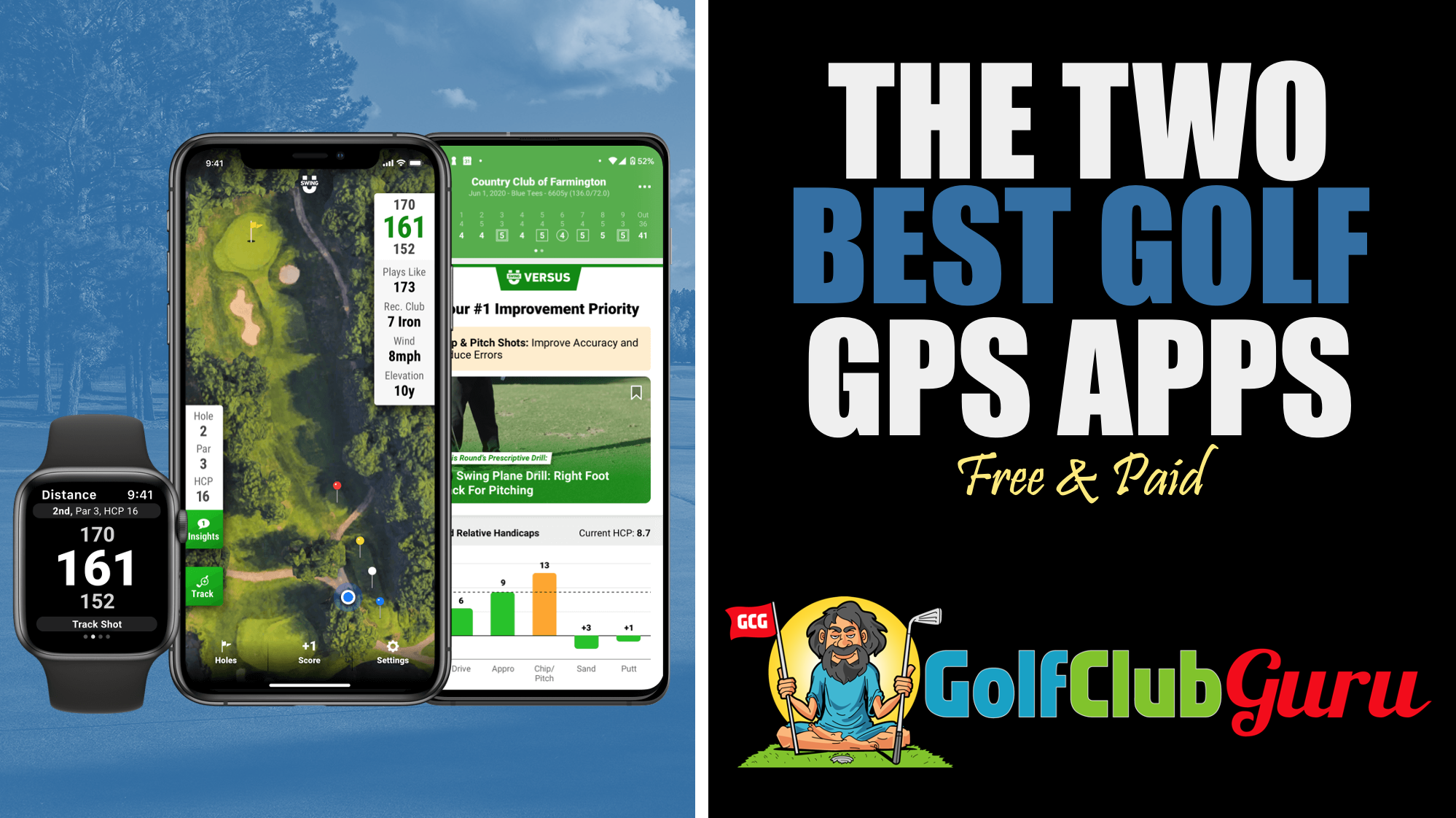 the best gps golf apps accurate easy to use Golf Club Guru