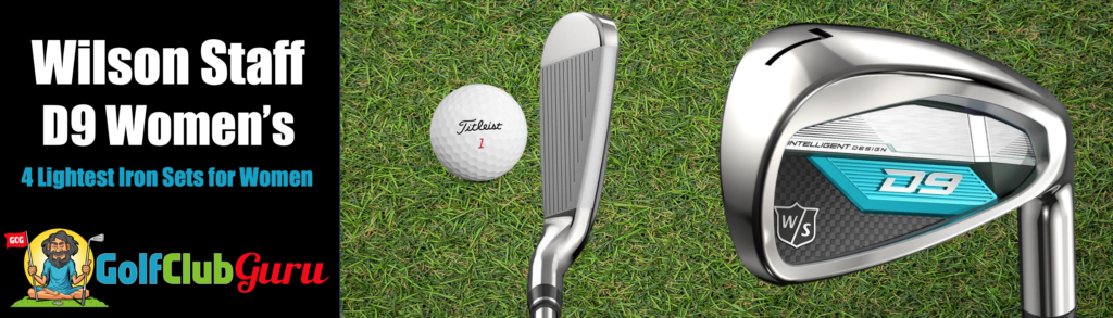wilson d9 womens iron set lightweight