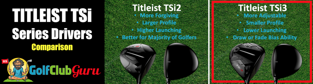 the titleist tsi2 driver vs the tsi3