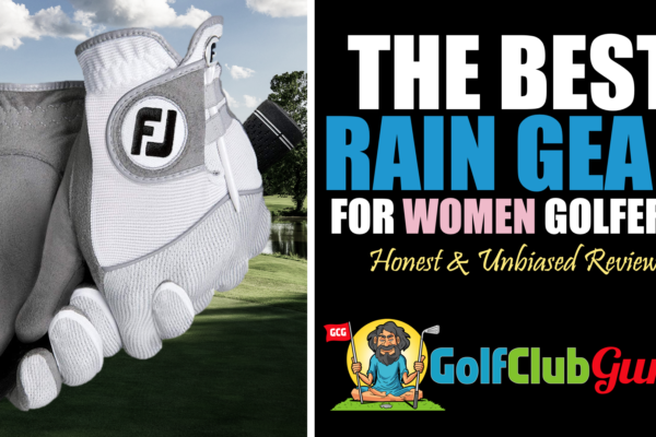 the best golf rain gear for women golfers