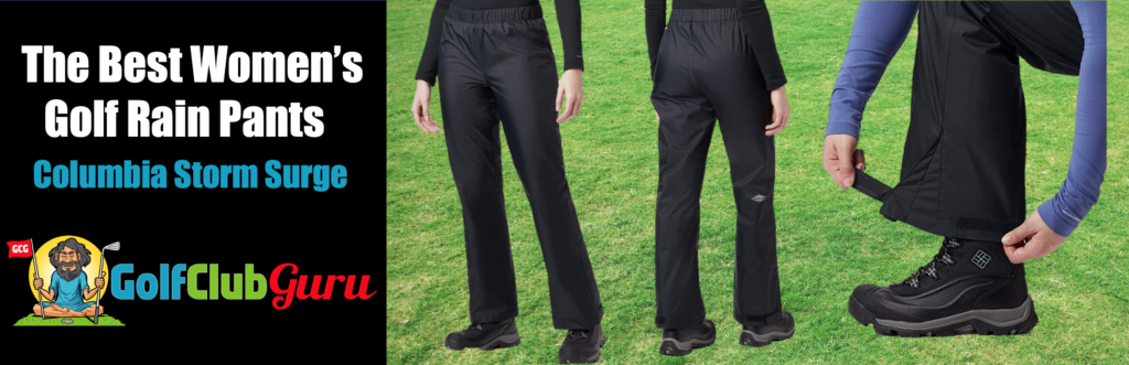 waterproof women pants for golf lightweight comfortable