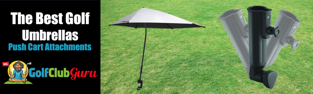 the best golf umbrella with push cart