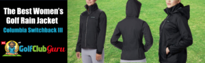 super lightweight durable rain jacket for women golfer